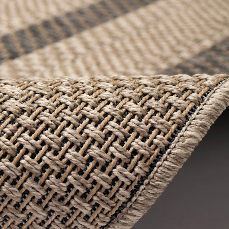 Liora Manne Monaco Multi Border Indoor/Outdoor Area Rug