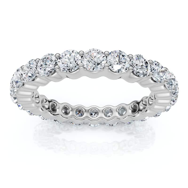 Bliss Diamond 1 1/2 Ct Diamond Eternity Wedding Ring White Gold