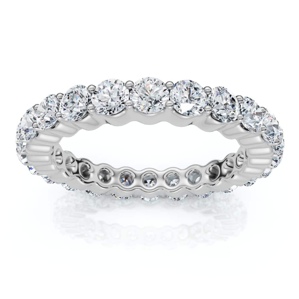 Bliss Diamond 1 1/2 Ct Diamond Eternity Wedding Ring White Gold