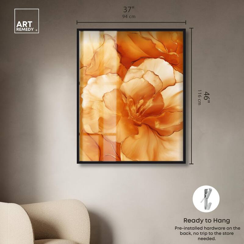 Sunlit Bloom I Shadowbox by Art Remedy