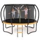 preview thumbnail 13 of 13, Trampoline Kids and Adults Outdoor Round Trampoline with Enclosure 14FT-No Backboard