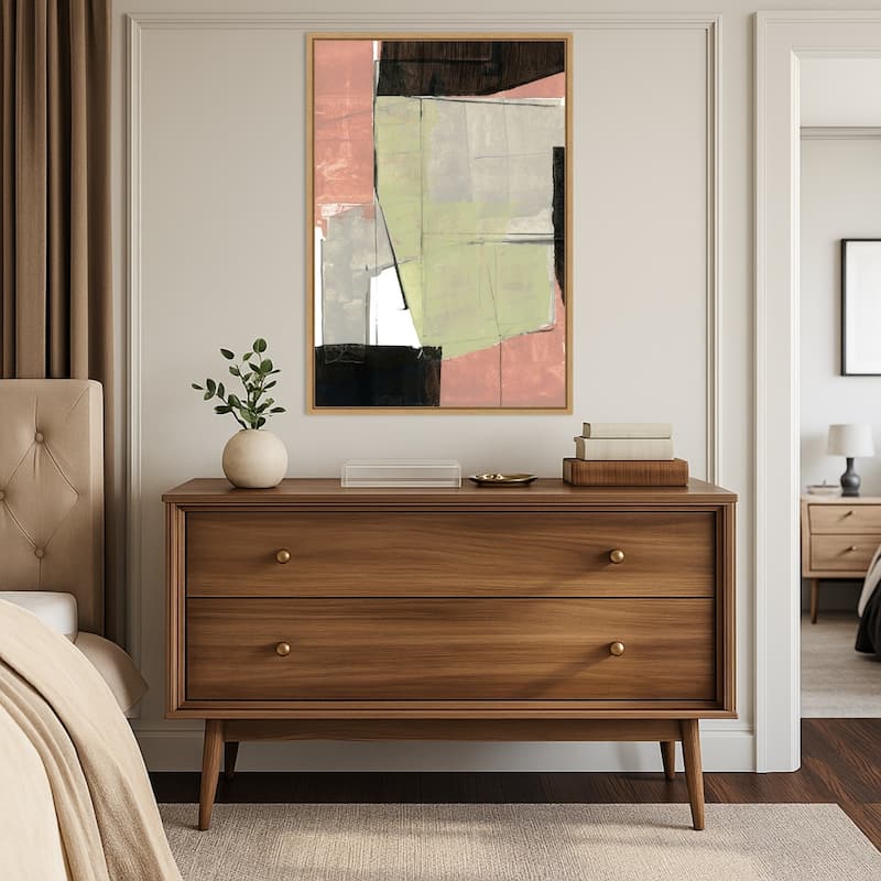 Abstract Neutral Architecture No. 1 by Cartissi (23 x 33 in.), Framed Canvas Wall Art Print