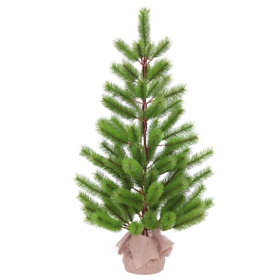 Burlap Base Artificial Christmas Tree - 3’ - Unlit