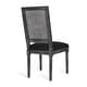 preview thumbnail 10 of 58, Regina Wood and Cane Upholstered Dining Chair (Set of 4) by Christopher Knight Home