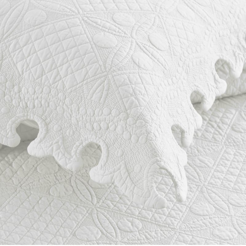 MarCielo 3PCS 100% Cotton Oversized Bedspread Set Coverlet Quilt Set TW