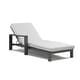 preview thumbnail 41 of 62, Benton Modern Aluminum Lounge Outdoor Double Chaise with Cushion - N/A