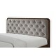 preview thumbnail 6 of 15, Cassidy Queen Tufted Upholstery Wood Bed