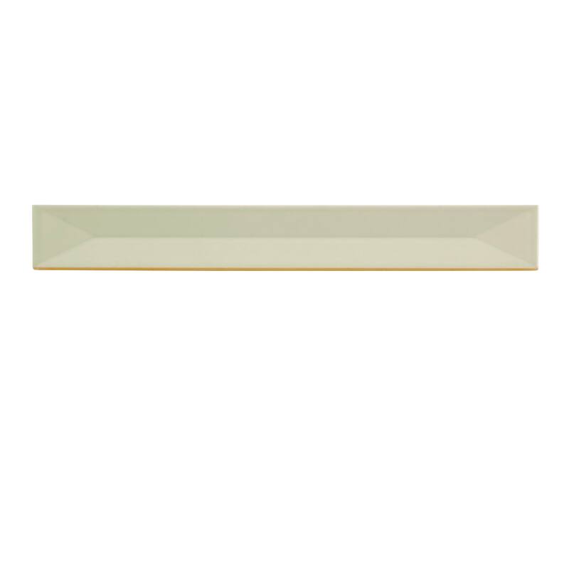Apollo tile 2" x 16" Horizonte Glossy Soft Mint Green Ceramic Tile (10.76 sq ft/case) - 50 Pack