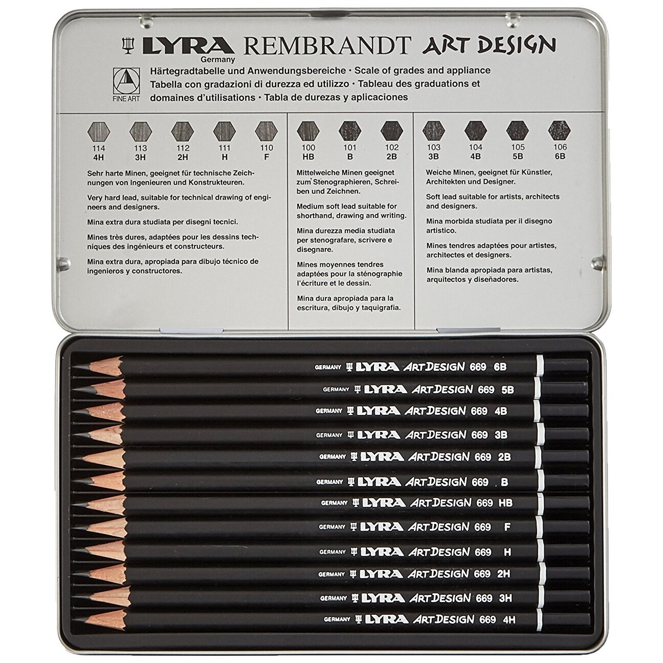 Shop Lyra Rembrandt Art Design Drawing Pencil Set Overstock 15088813
