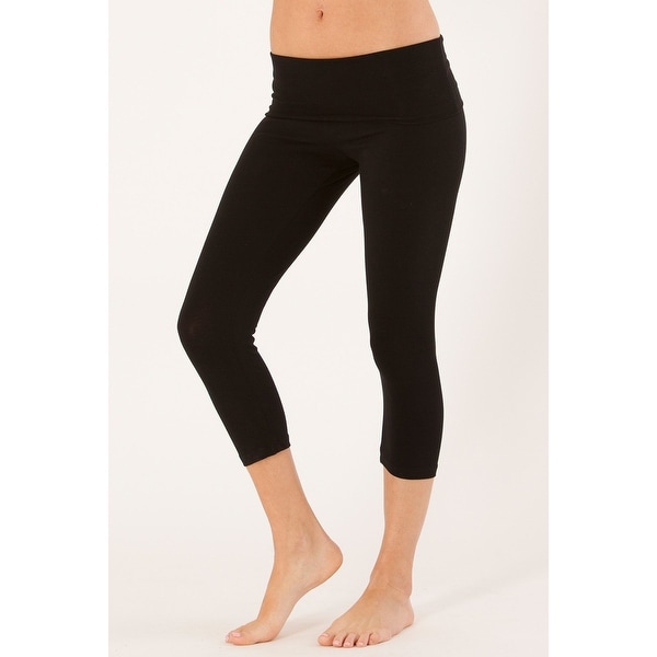 Motionwear Foldover Capri Pants