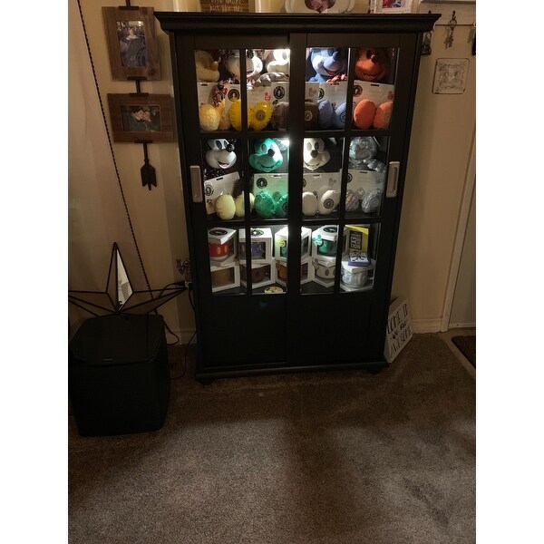 Top Product Reviews For Ameriwood Home Aaron Lane Black Bookcase
