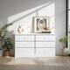 preview thumbnail 2 of 11, Prepac Astrid 6 Drawer Double Dresser for Bedroom, Wide Chest of Drawers, Bedroom Furniture, Traditional Furniture.