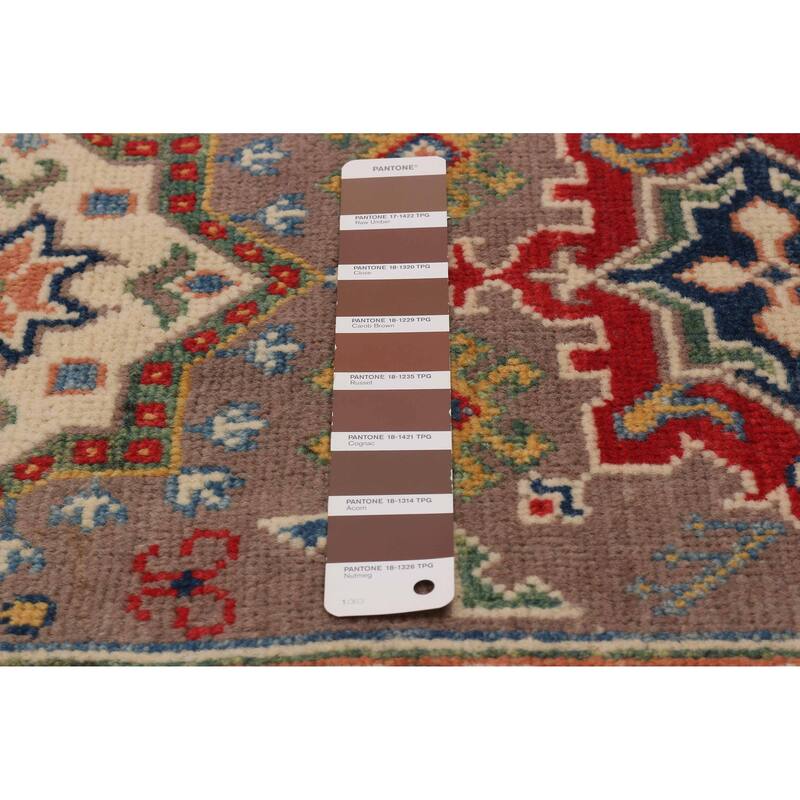 ECARPETGALLERY Hand-knotted Uzbek Ghazni Brown Wool Rug - 2'8 x 10'0