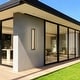 preview thumbnail 25 of 26, Matte Black Modern Linear Integrated LED Outdoor Wall Sconce with Vertical Light Strip