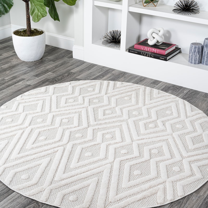 JONATHAN Y Salines Moroccan Diamond Indoor/Outdoor Area Rug