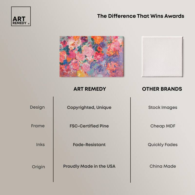 Kaleidoscope of Color Canvas by Art Remedy, Gallery Wrapped