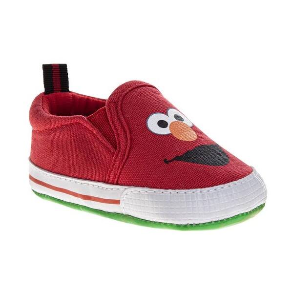 slide 2 of 4, Sesame Street Elmo Slip-On Infant Shoes Red - 2