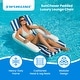preview thumbnail 2 of 6, Swimline SunChaser Padded Floating Luxury Pool Lounge Sling Chair, Blue/White - 17.2