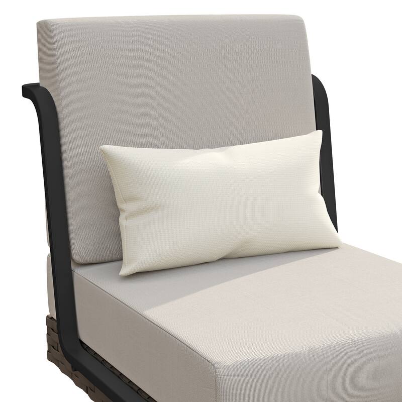 Corvus Akrotiri Outdoor Wicker Club Chair Set (Set of 2) with Olefin Cushions