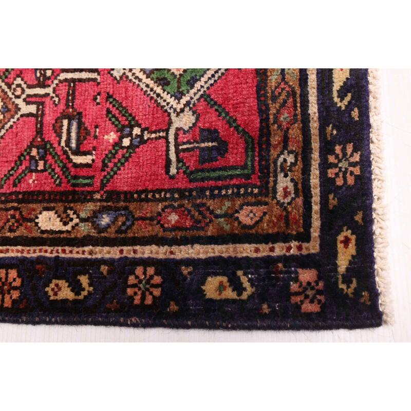 ECARPETGALLERY Hand-knotted Konya Anatolian Dark Navy Wool Rug - 4'6 x 8'7