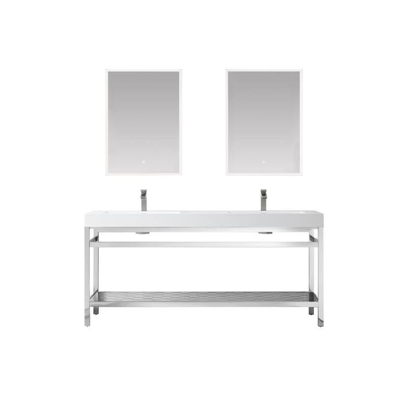 Miseno MV702872 Ablitas 72" Free Standing Double Basin Vanity Set with