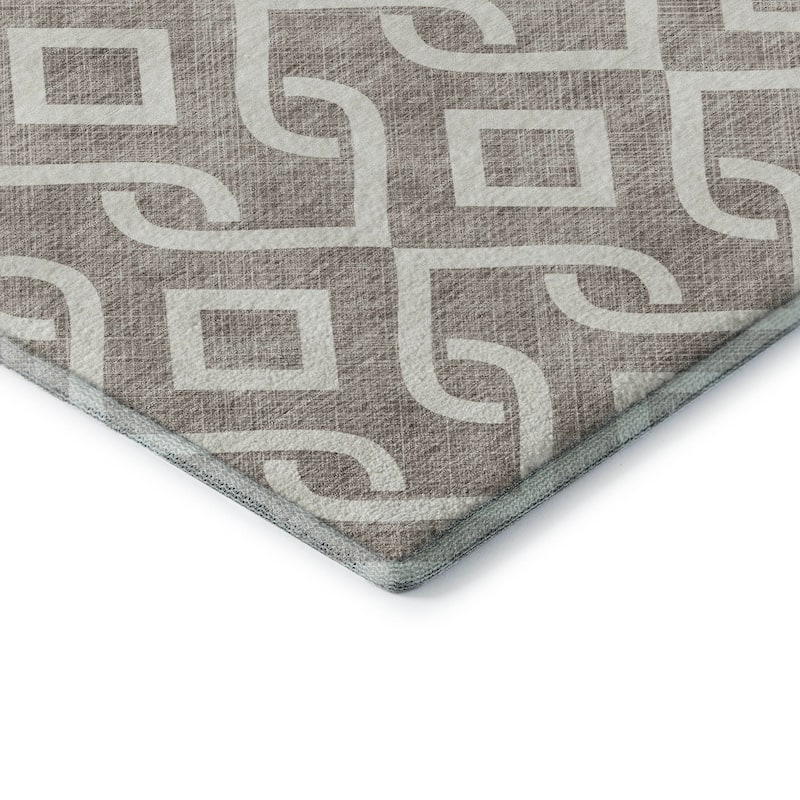 Premium Washable Super Soft Modern Medallions Mayfield Rug