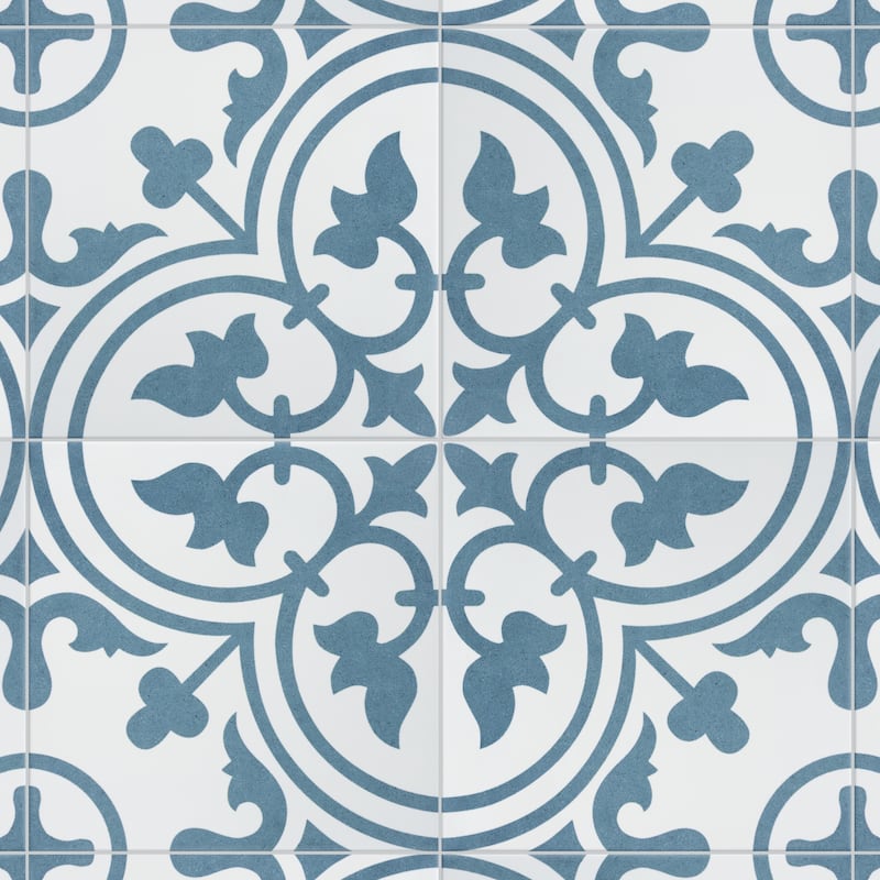 Merola Tile Arte Cloud 9-3/4" x 9-3/4" Porcelain Floor and Wall Tile