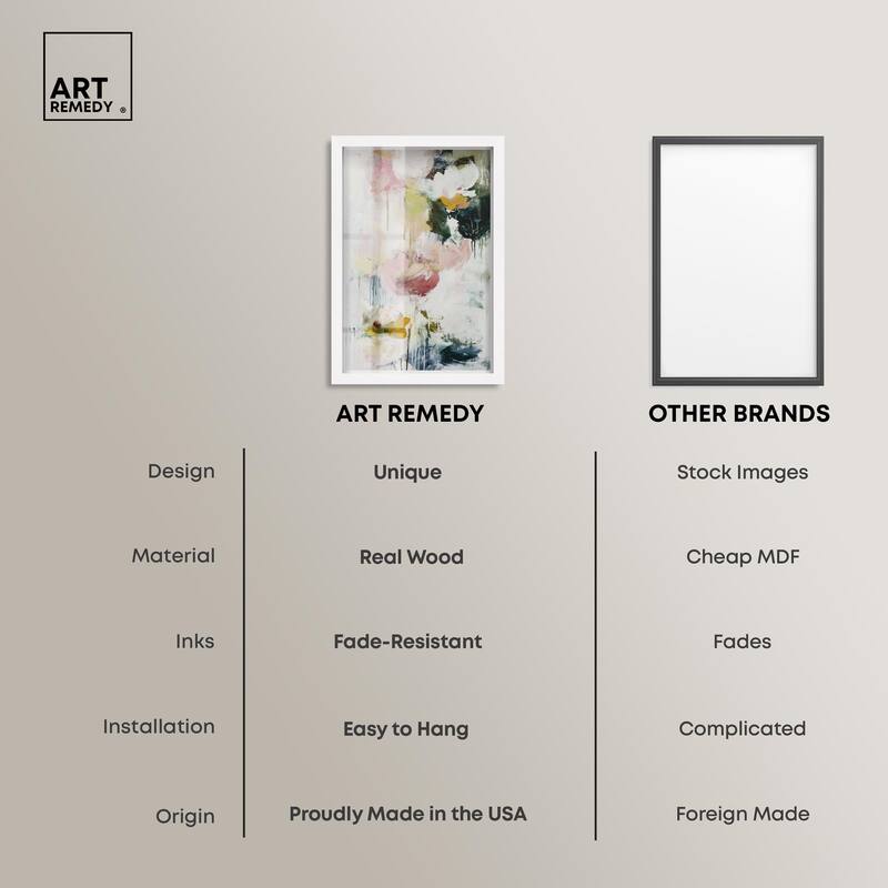 Dripping Colors IV Shadowbox by Art Remedy