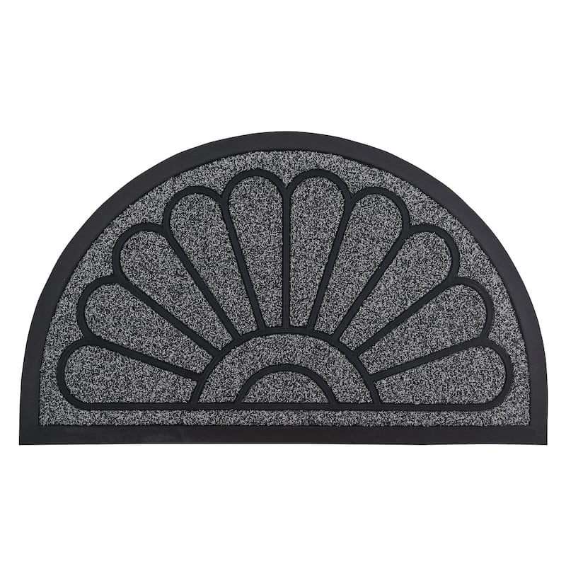 Superio Sunburst Non-Slip Doormat for Entry, 18" x 30", Waterproof Mat