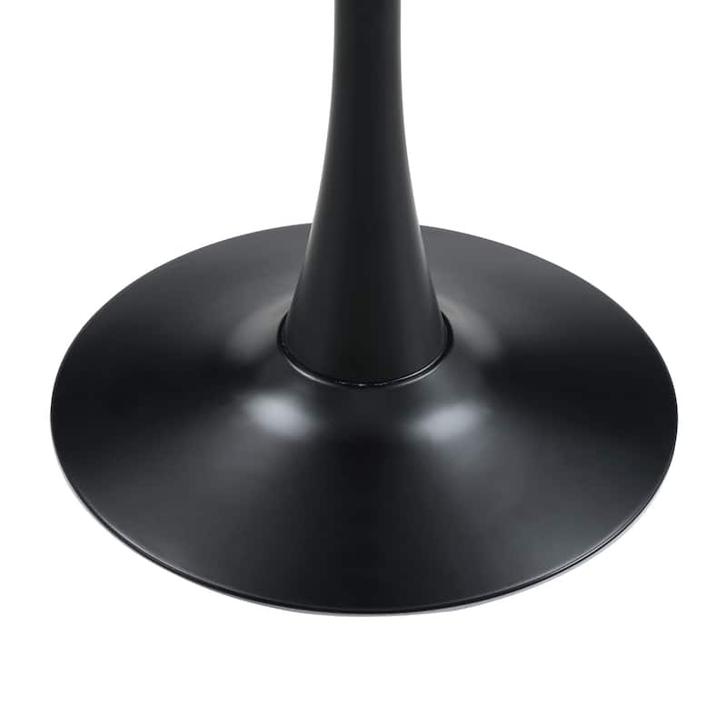 Round Tulip Dining Table, Kitchen Table with Thickened Tabletop, Bistro Table Circle Table Coffee Table