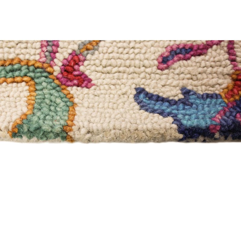 Bashian Hand Tufted Danbury Beige Rug