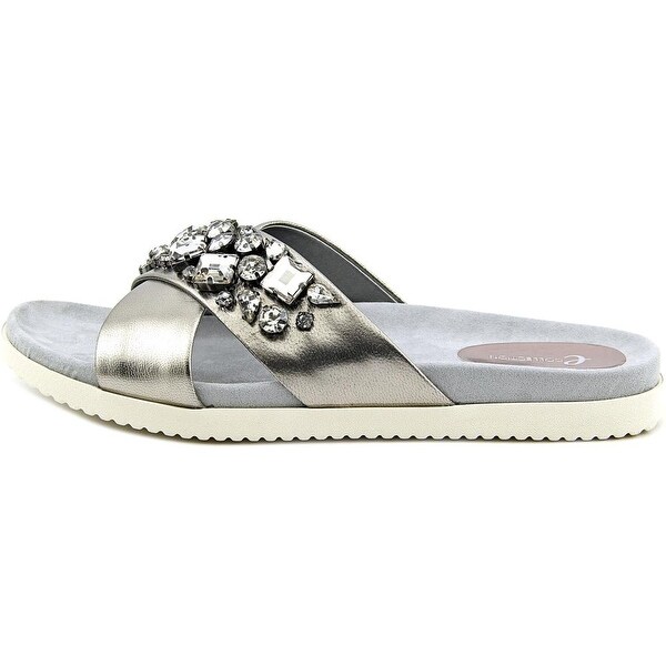 easy spirit silver sandals