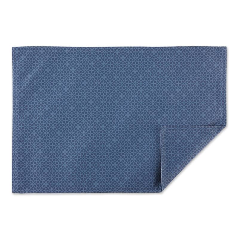 DII Stone Tonal Lattice Print Outdoor Placemat (Set of 6)