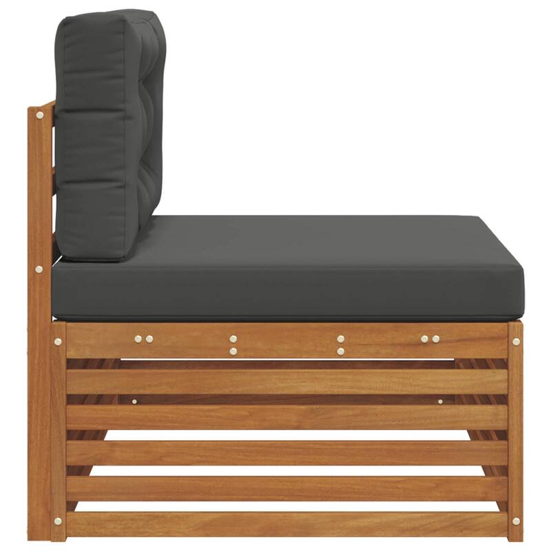 vidaXL Outdoor Sofa Solid Acacia Wood Natural