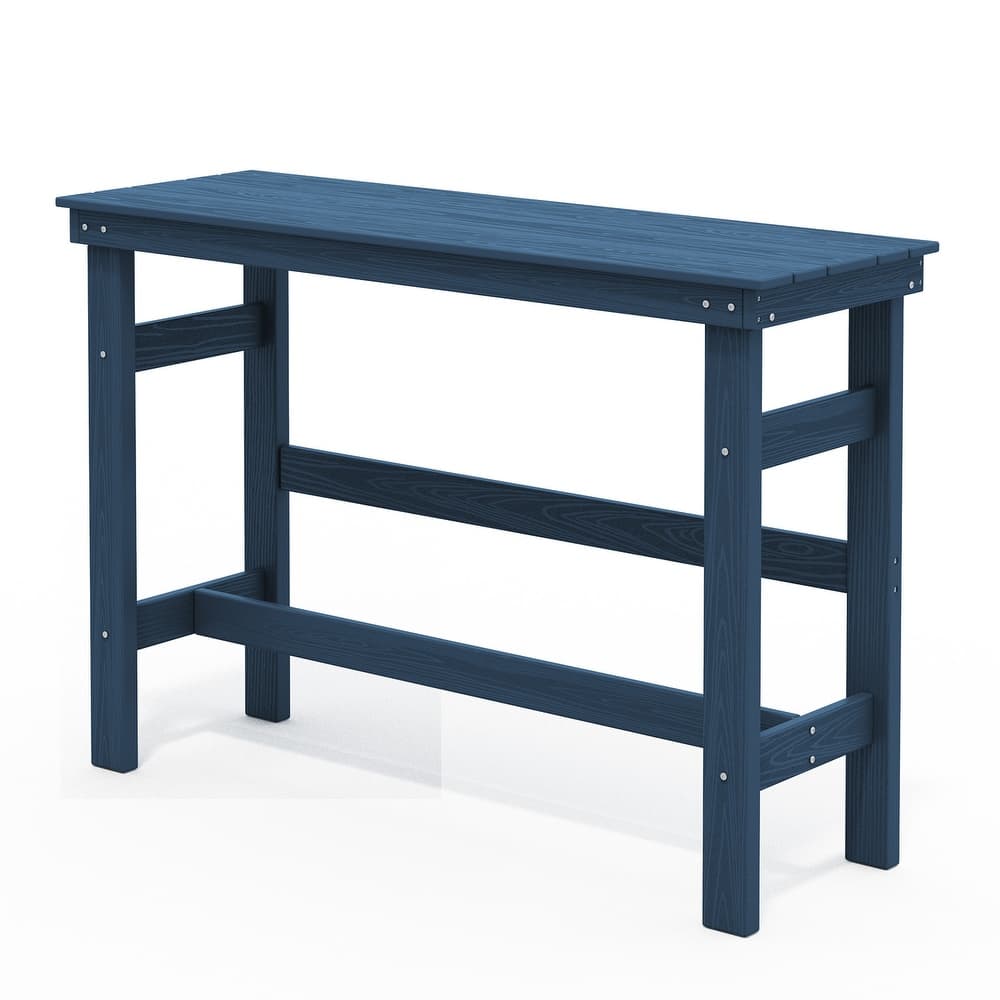 40-inch Outdoor Patio HDPE Pub Bar Table, Balcony Table