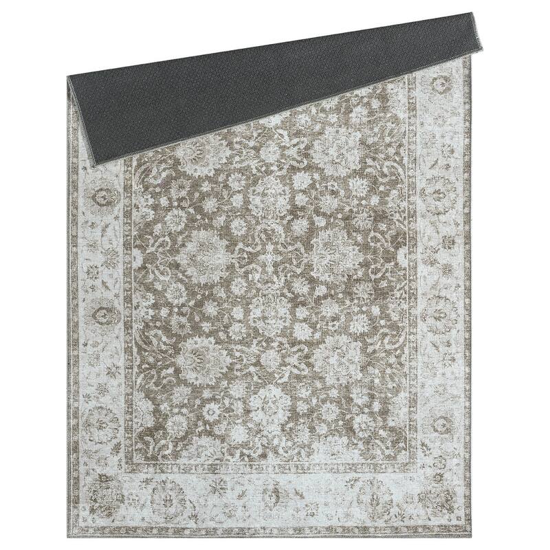 Legacy Cairo Traditional Bordered Washable Area Rug