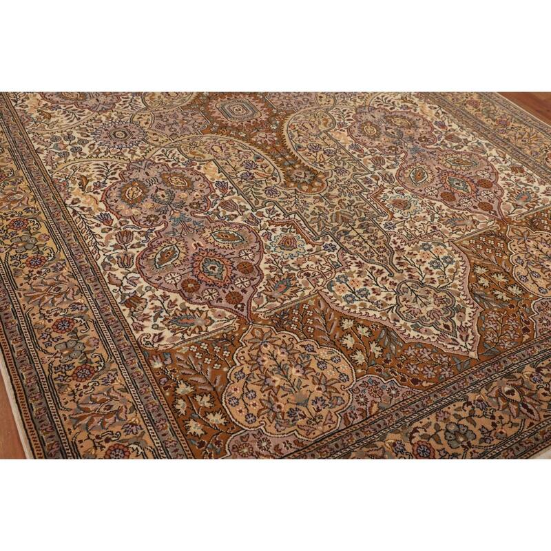Anatolian Turkish Vintage Area Rug Handmade Bedroom Wool Carpet - 6'8" X 10'0"
