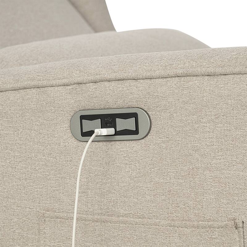 Madison Park Candace Power Recliner 3-in-1 with Swivel, Glider, USB Ports