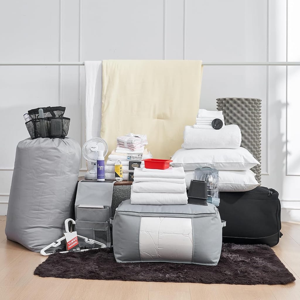 100% Complete - Twin XL Bedding & Dorm Essentials Kit