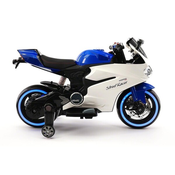 kids motorcycle blue