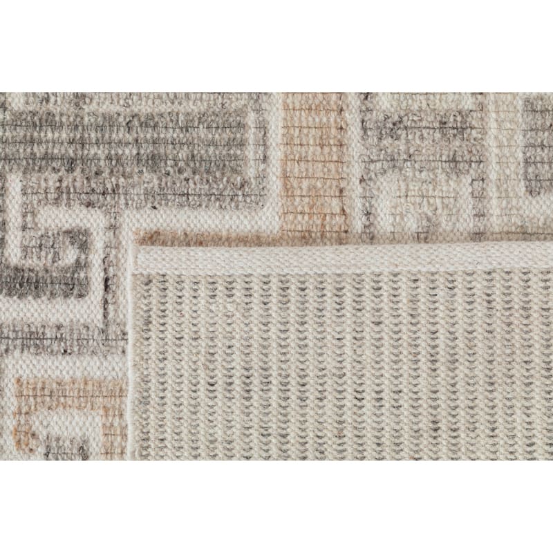 Terra by Obeetee Lean Kashmir Gray Rug