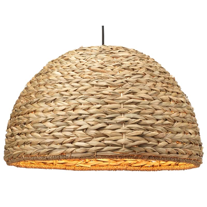 Alden Decor Natural Seagrass 1-Light Pendant