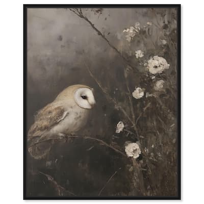 Owl in the Shadows I Canvas by Art Remedy