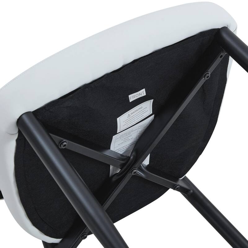 Minimalist Ergonomic Dining Chair, With A Curved Backrest For Comfortable Design,Set of 4