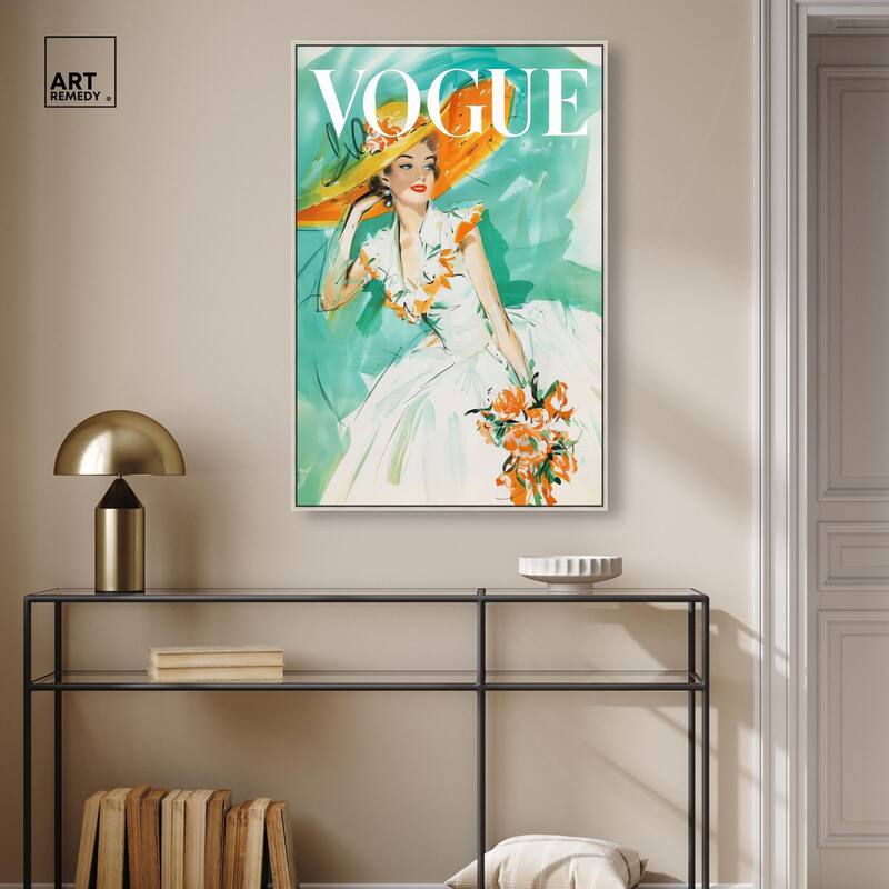 In the Summer Breeze Cover Canvas by Art Remedy