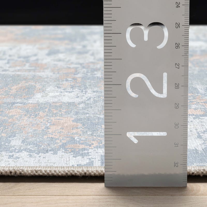 Well Woven Abstract Marrakech Modern Brushstroke Flat-Weave Rug