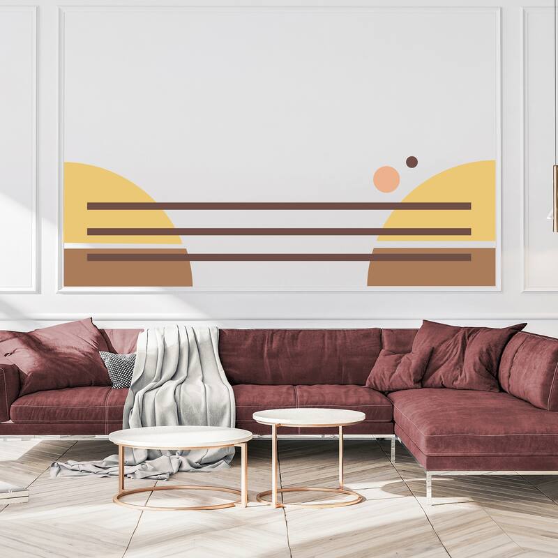 Very Gay Paint Rise Up Lights Modular Mural Peel and Stick Wall Decals