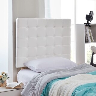 Tavira Allure® College Dorm Headboard with Legs - Ribbon Tufted by ...