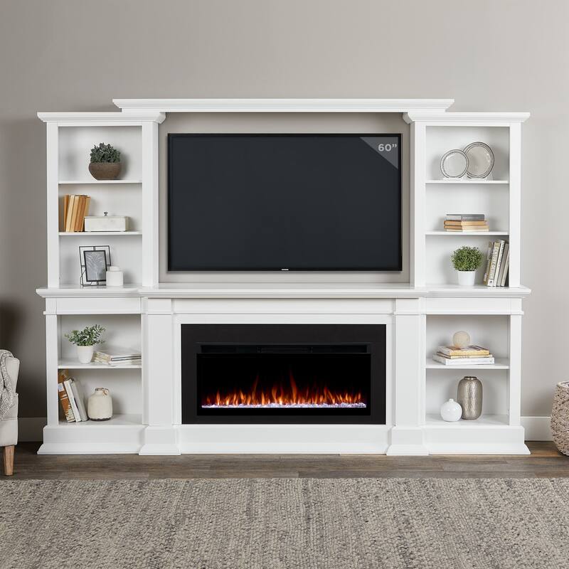Monte Vista 108" Smart Landscape Electric Fireplace TV Stand