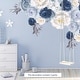 preview thumbnail 1 of 5, Walplus Elegant Oversized Peonies Flowers Floral Wall Stickers DIY Art